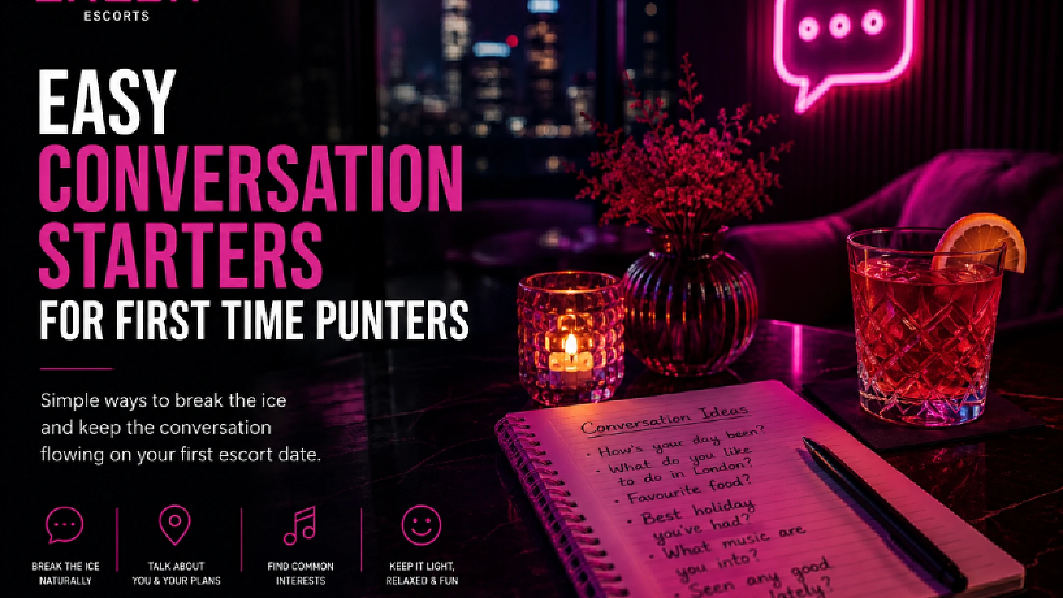Easy Conversation Starters For First Time Punters